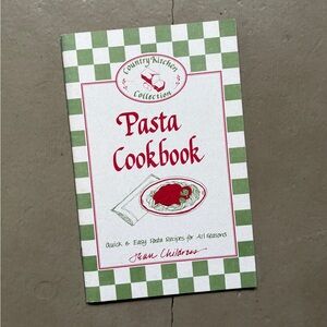 Country Kitchen Collections Pasta Cookbook Jean Childress Parmesan Linguine Meal